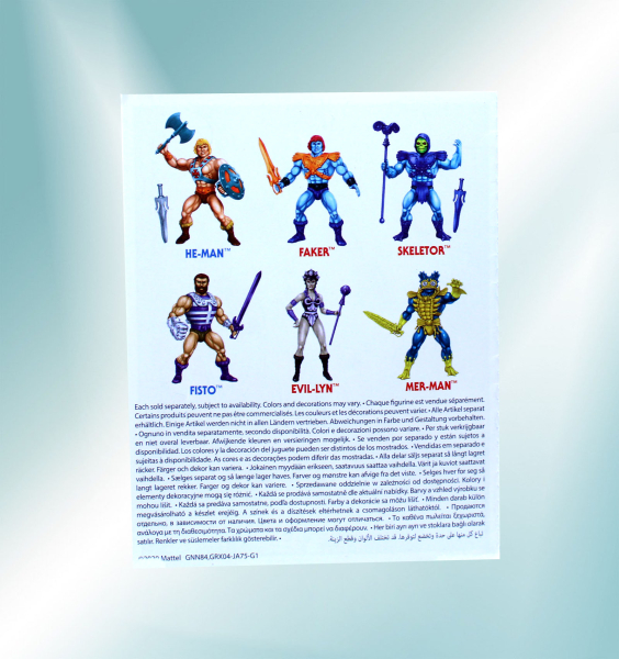 Masters of the Universe Origins INT Mini-Comic (Figurenbeilage) zur Wave 5 von Mattel
